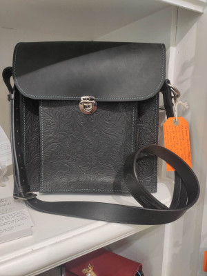 Large Square Embossed Bag